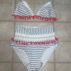 High waisted swim suit Never Worn